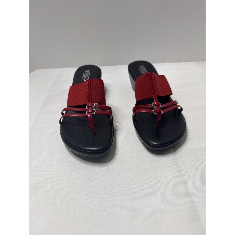 Seychelles Red Wedge Sandals Women's Size 8 - Picture 2 of 7